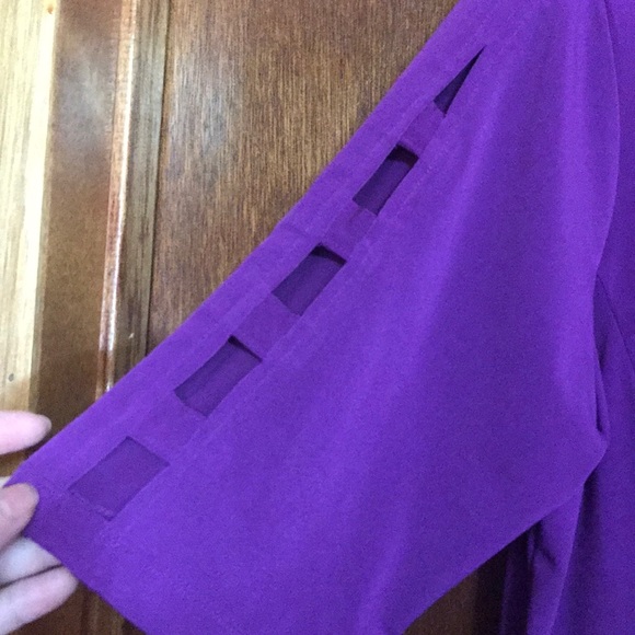 Susan Graver Purple Dress - Picture 4 of 6